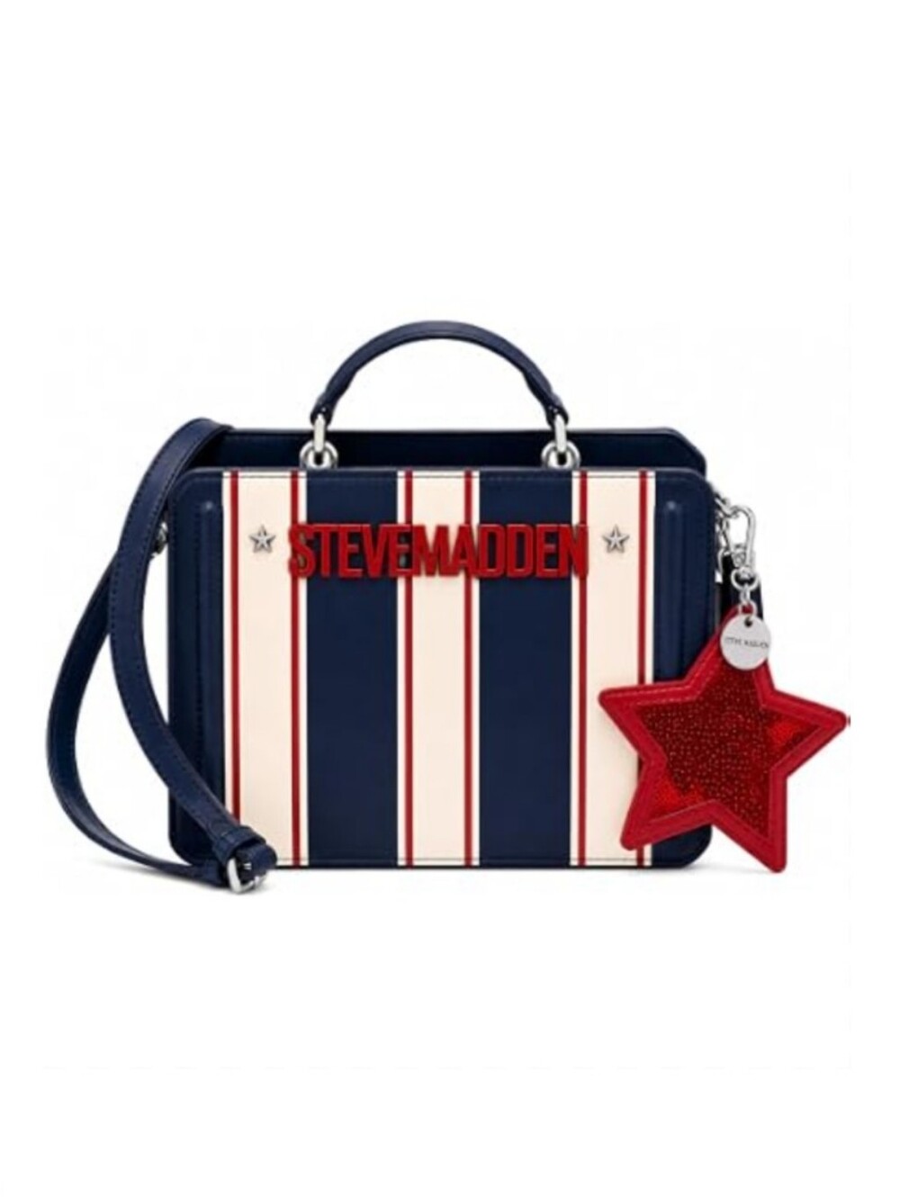 Steve Madden Bevlynn Stripe Satchel Handbag
